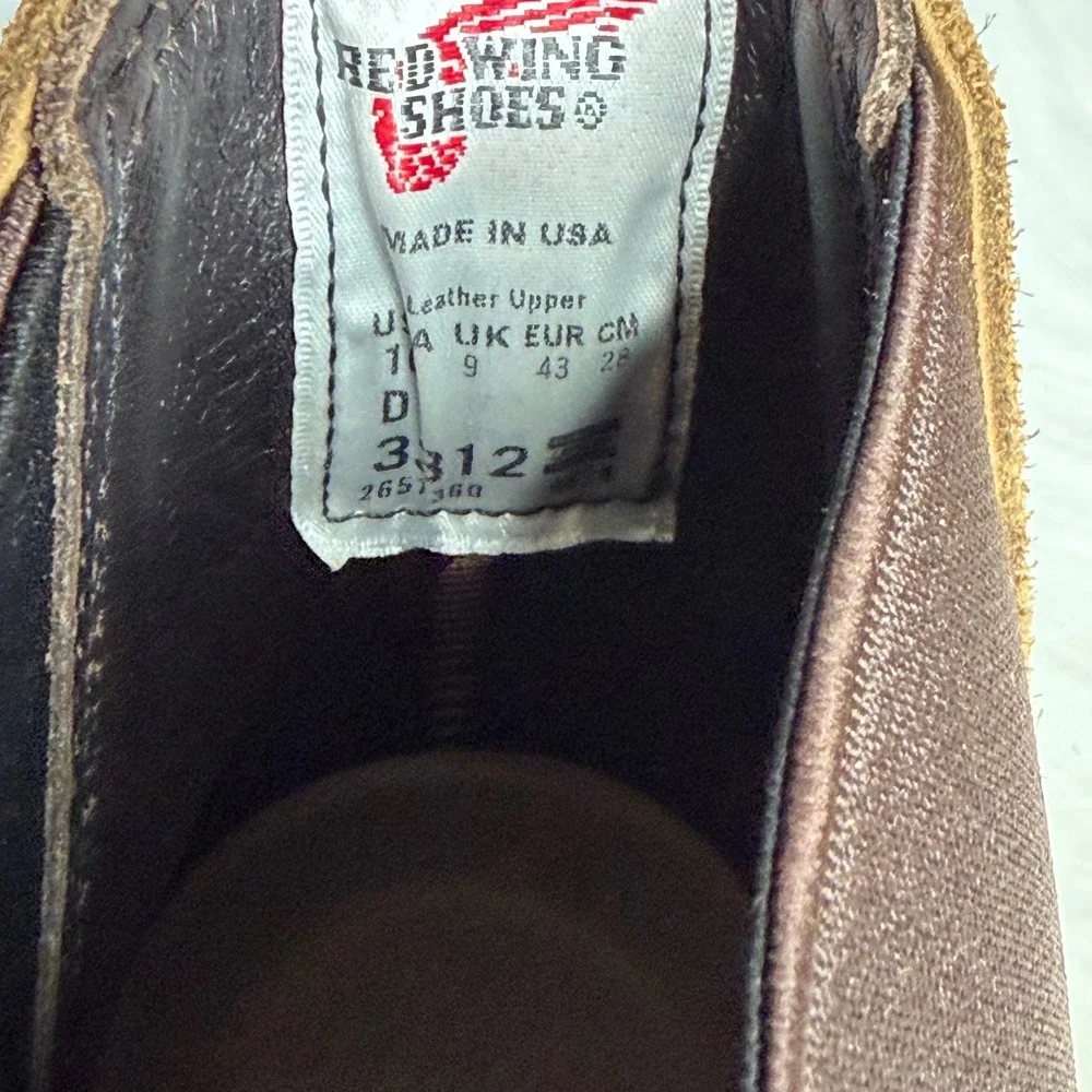 Red Wing Heritage 3312 Weekender Chelsea Boots Hawthorne Muleskinner Mens 10 D